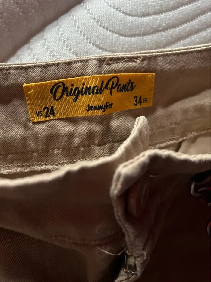Pantalon cargo beige foncé Jennyfer - photo numéro 5