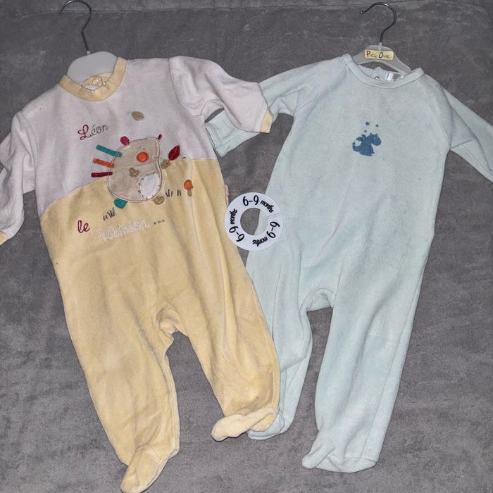 Lot pyjama bébé garçons 6 mois