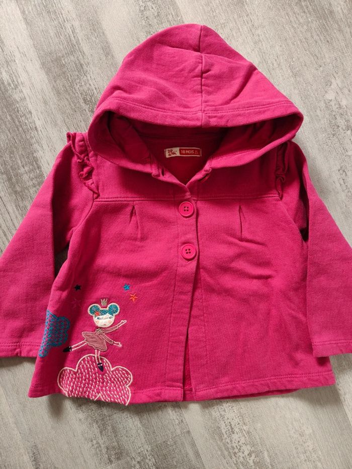 Veste bébé fille 18m - Dpam