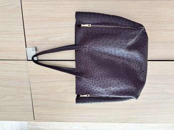Sac à main fourre-tout prune extensible – Bon état