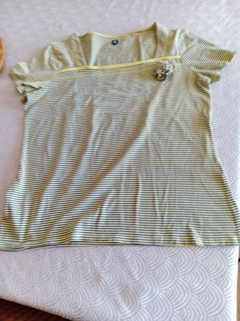 T-shirt rayé Terre de Marins 