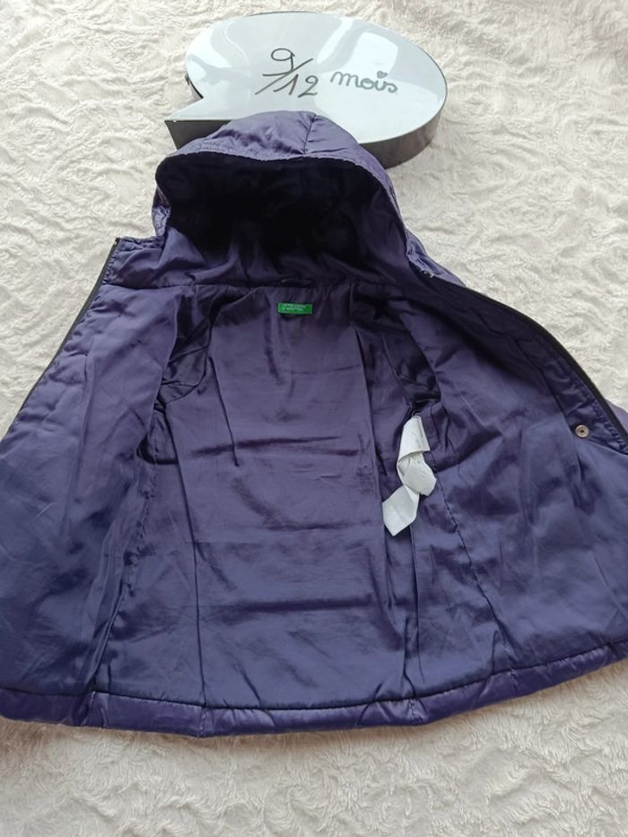 Blouson doudoune avec capuche Fille 9/12 mois - photo numéro 7