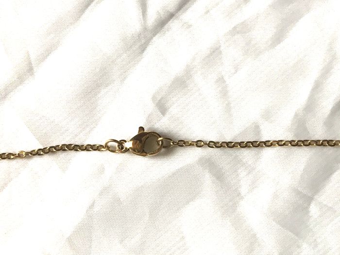 Collier Pendentif Plume Rigide Souple Bijou Doré Fantaisie Hommes Femmes - photo numéro 4