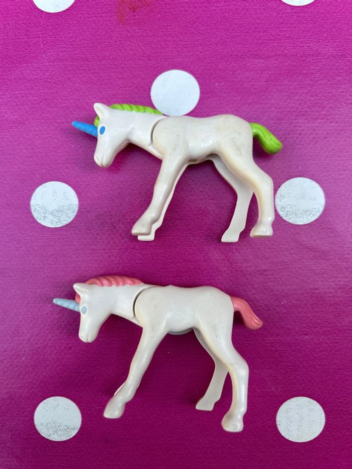 Lot de 2 licornes playmobil