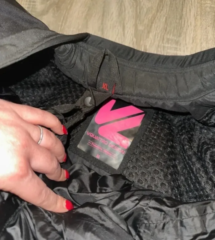 Veste de moto + cahouet V’Quattro femme TXL - photo numéro 14