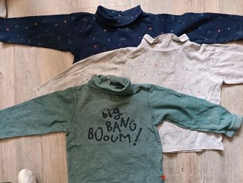 Lot de 3 sous pull col roulé