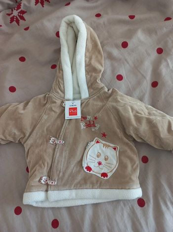 Manteau marron bébé 6 mois neuf Plus