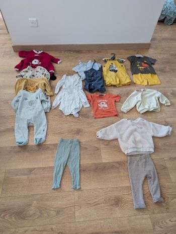 Lot de vêtements 18 mois bébé garçon
