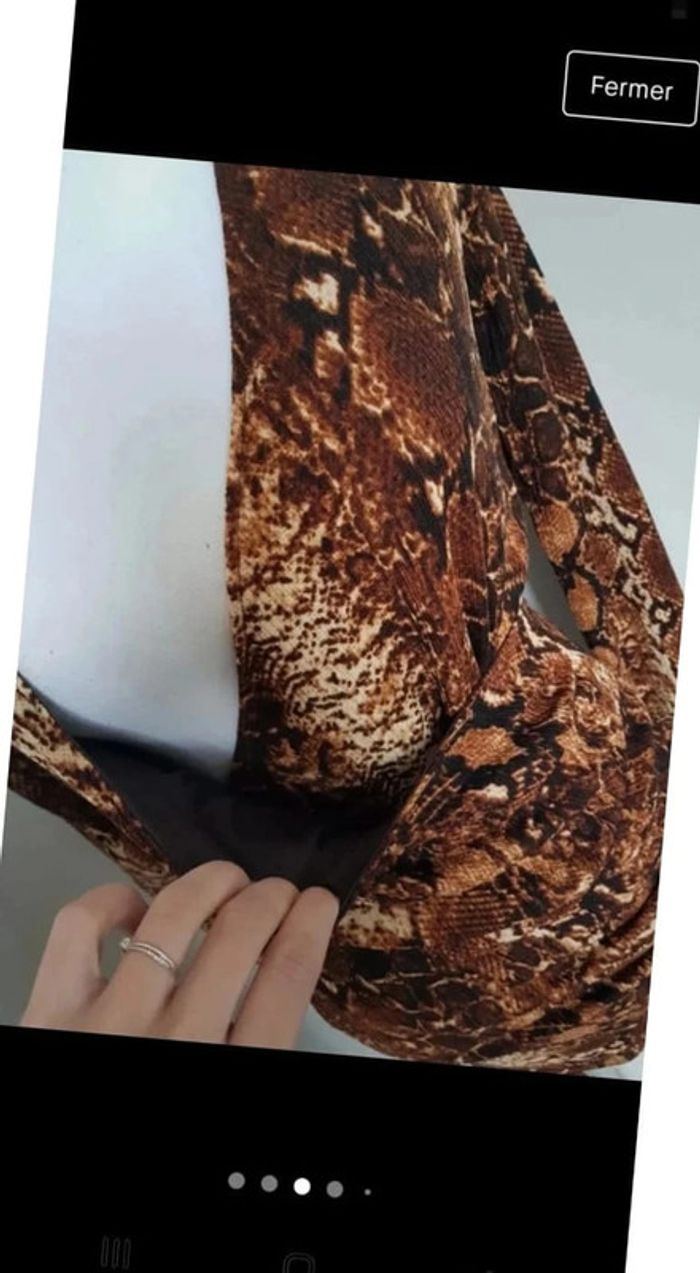 Robe python Mango neuve - photo numéro 3