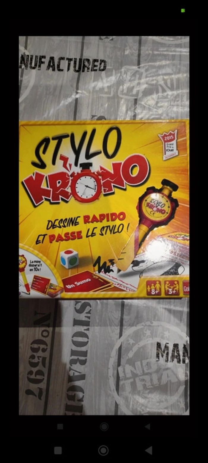 Jeu de société Stylo Krono