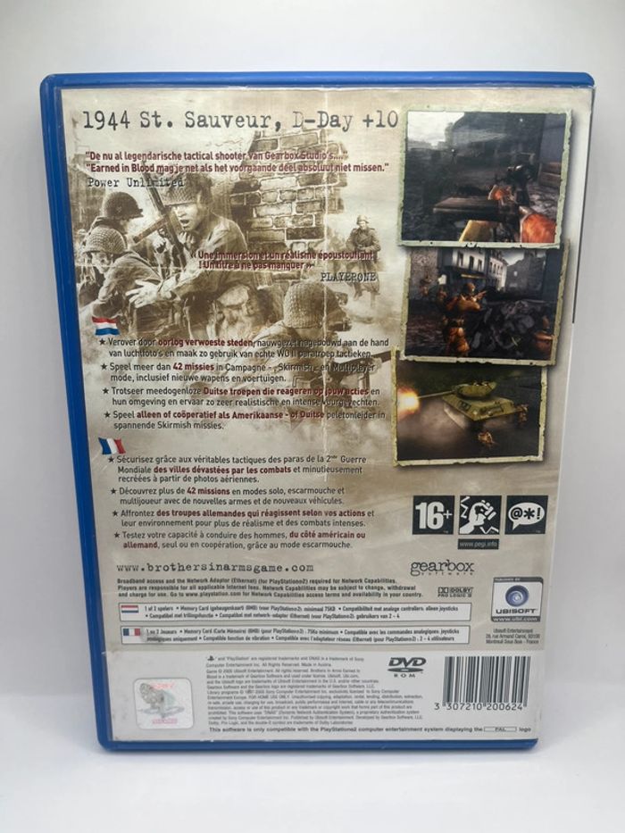 Brothers in Arms Earned in Blood PAL Playstation 2 - photo numéro 2