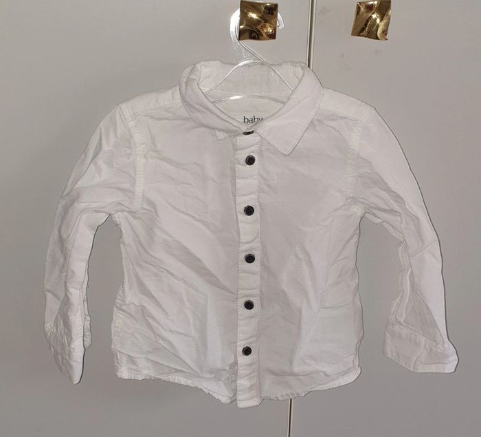 Lots de 2 Chemises manches longues bebe - photo numéro 3