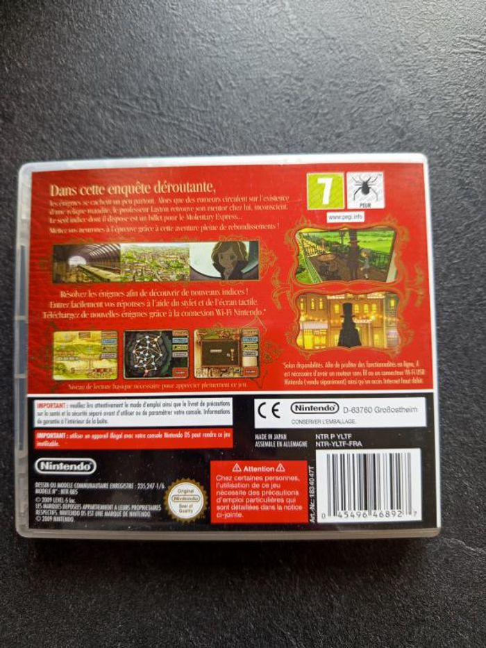 Nintendo - DS - Professeur Layton et la boîte de Pandore - photo numéro 2