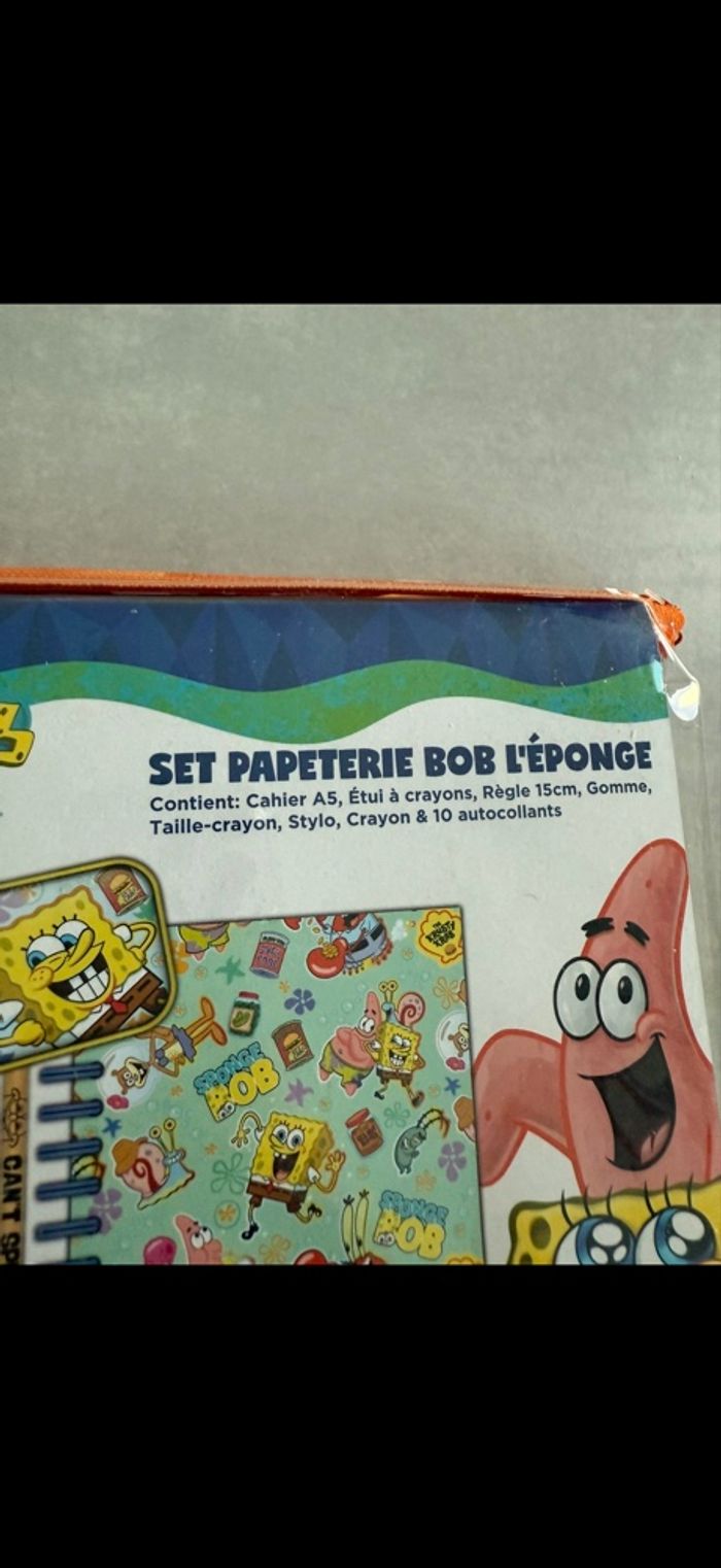 Set papeterie Bob l'éponge Neuf - photo numéro 9