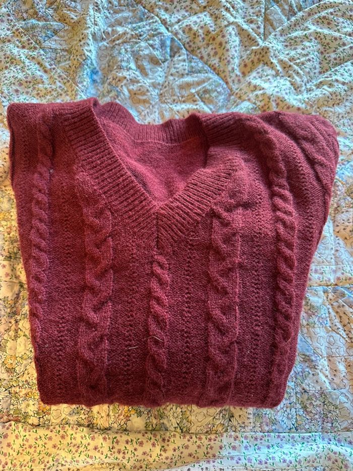 Pull bordeaux femme shein - photo numéro 6