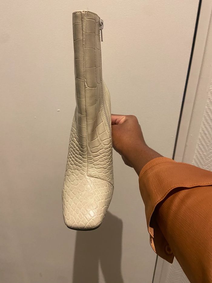 Bottines Justfab taille 8 talon 11cm - photo numéro 6