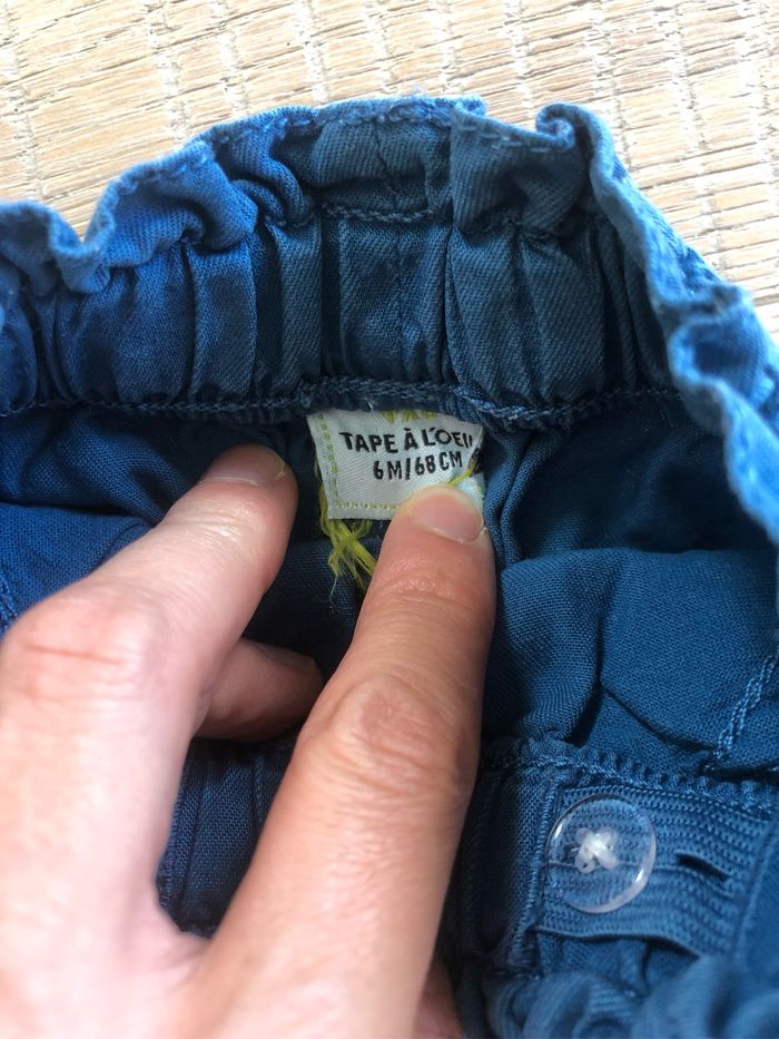 Pantalon - bébé fille - 6 mois - photo numéro 2