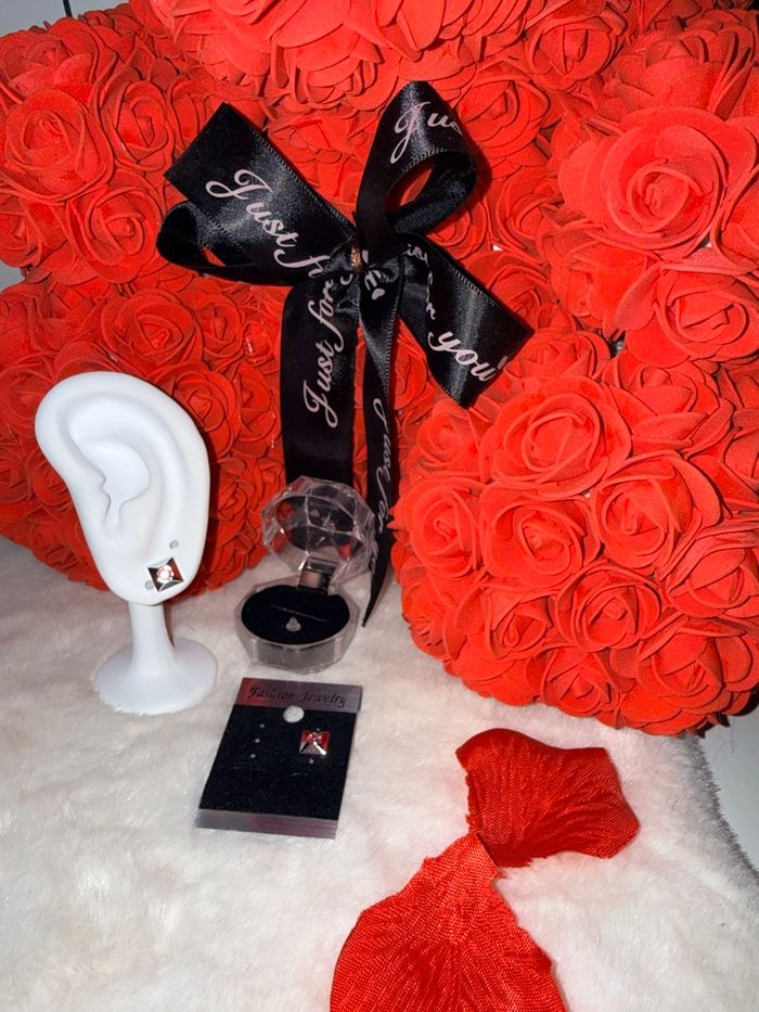 💖 Boucles d’oreilles carrées argentées – Élégance moderne 💖 - photo numéro 2