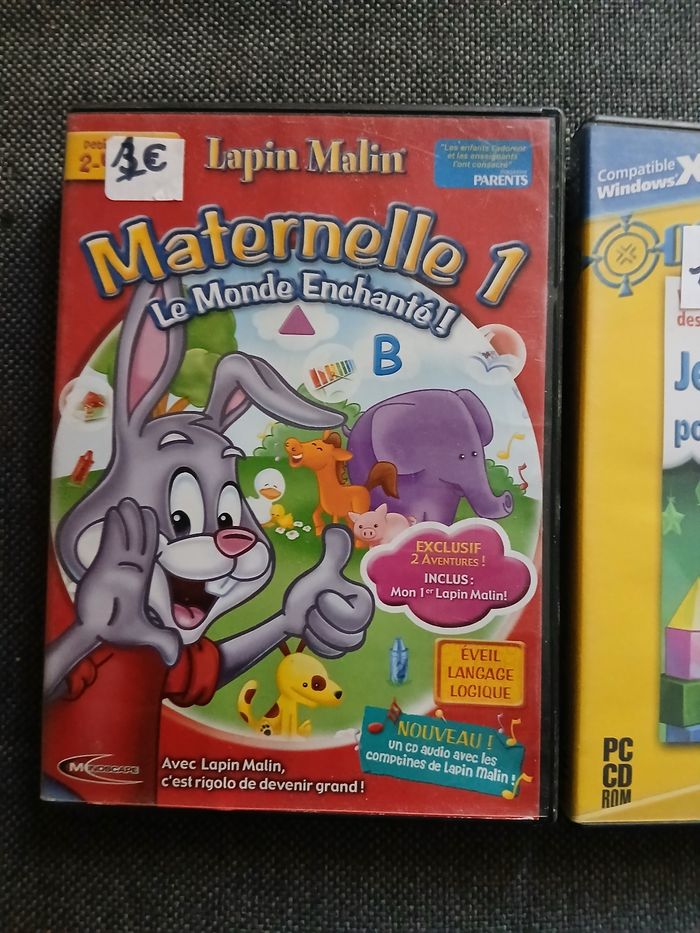 Lot de deux jeux de pc pour maternelle - photo numéro 2