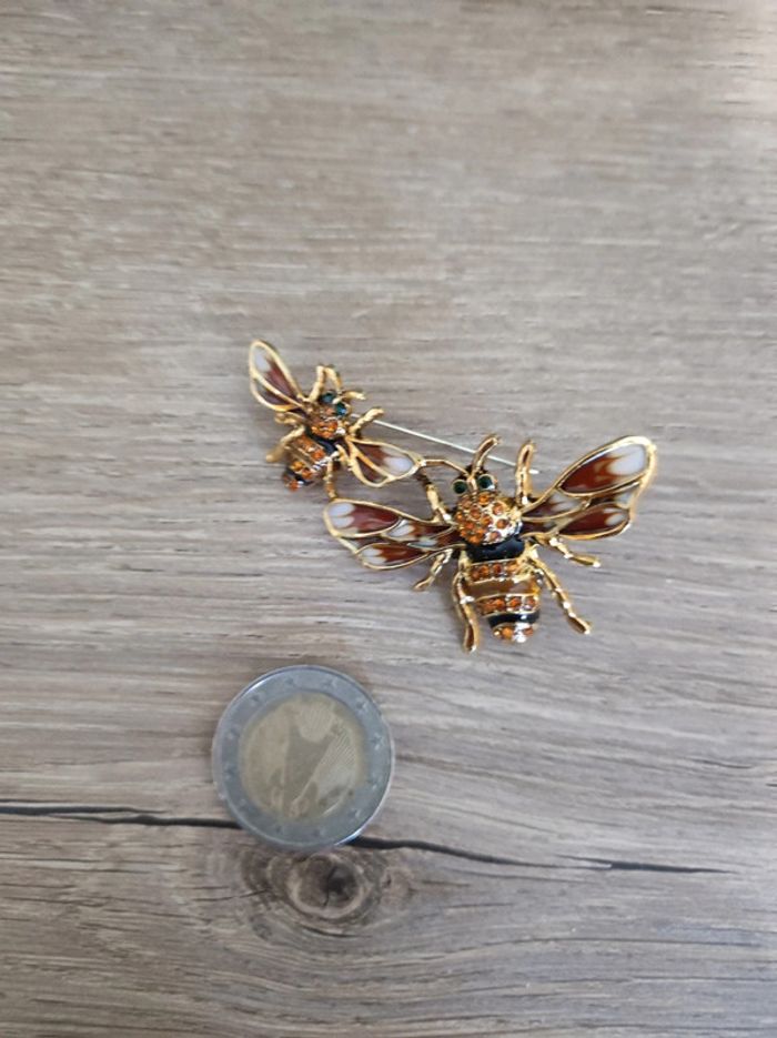 Broche duo d abeille tendances - photo numéro 6