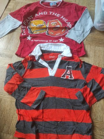 Lot 2 tee shirt ml 5 ans