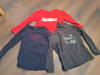 Lot t-shirt manche longue 4 ans