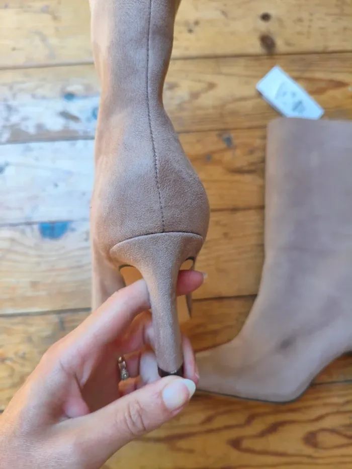 Bottes beige - photo numéro 4
