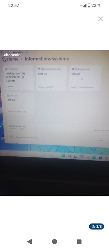 Pc hp bureautique 