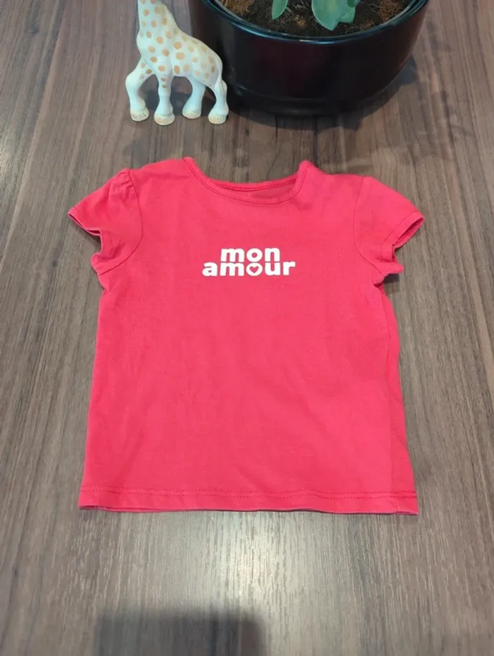Lot 3 t shirt Kiabi 9m - photo numéro 4