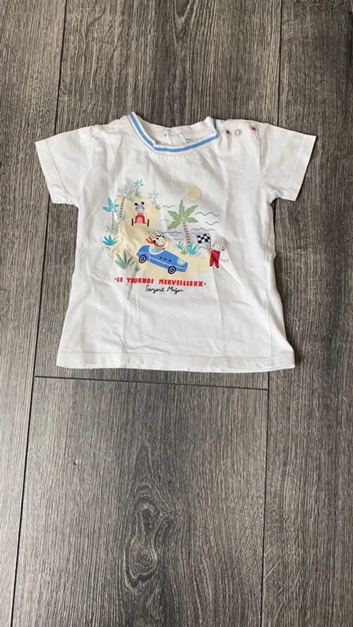 T-shirt manches courtes été 18 mois