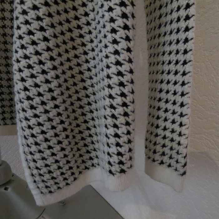 ✨ Veste cardigan houndstooth (pied-de-poule) chic & intemporel – effet brillant ✨ - photo numéro 6