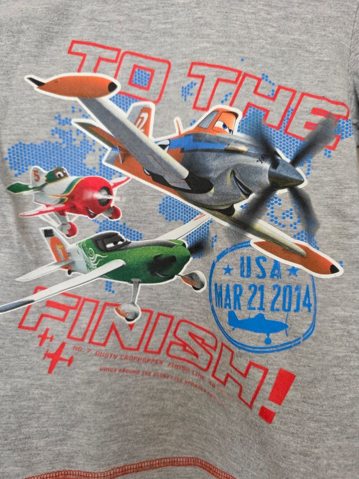 SOUS-PULL DISNEY PLANES GRIS TAILLE 6ANS - photo numéro 2
