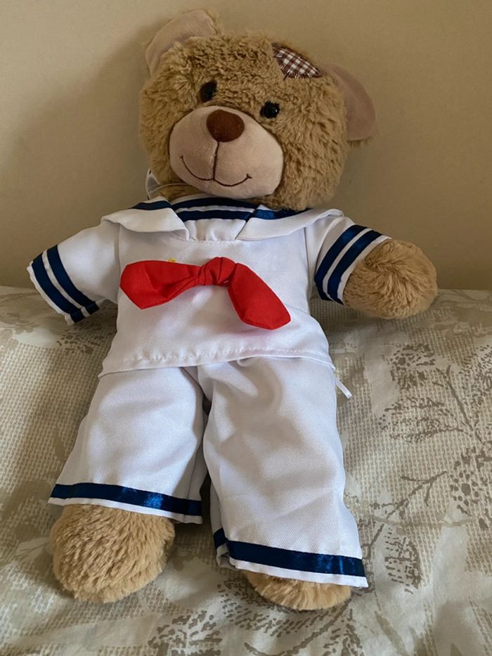 Peluche ours Teddy Bear Mountain fabrique ta peluche marin - photo numéro 2