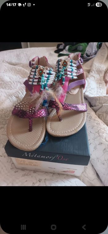 Sandale 👡 tt cuir