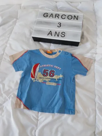 Tee-shirt manche courte garçon 3 ans