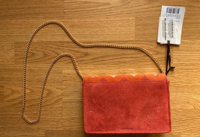 Sac épaule cuir neuf nafnaf - photo numéro 3