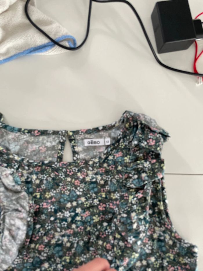 Débardeur / blouse sans manche taille 12 ans marque gemo - photo numéro 3