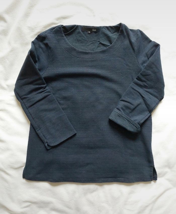 Sweat marine et doré