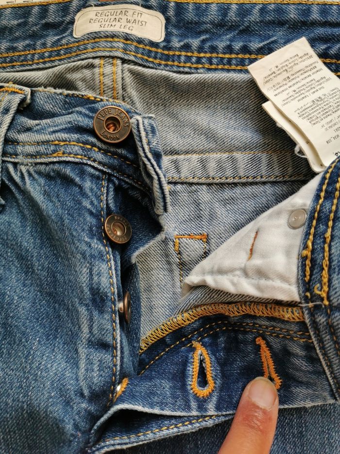 Jean homme Pepe Jeans coupe droite ajustée - photo numéro 5