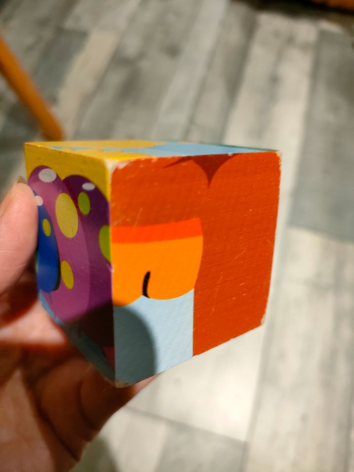 Puzzle cube en bois - photo numéro 3