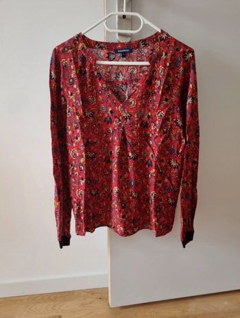 Blouse manches longues bonobo fleuri