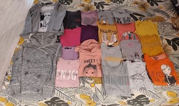 Lot de 20 tee-shirts manches longues fille