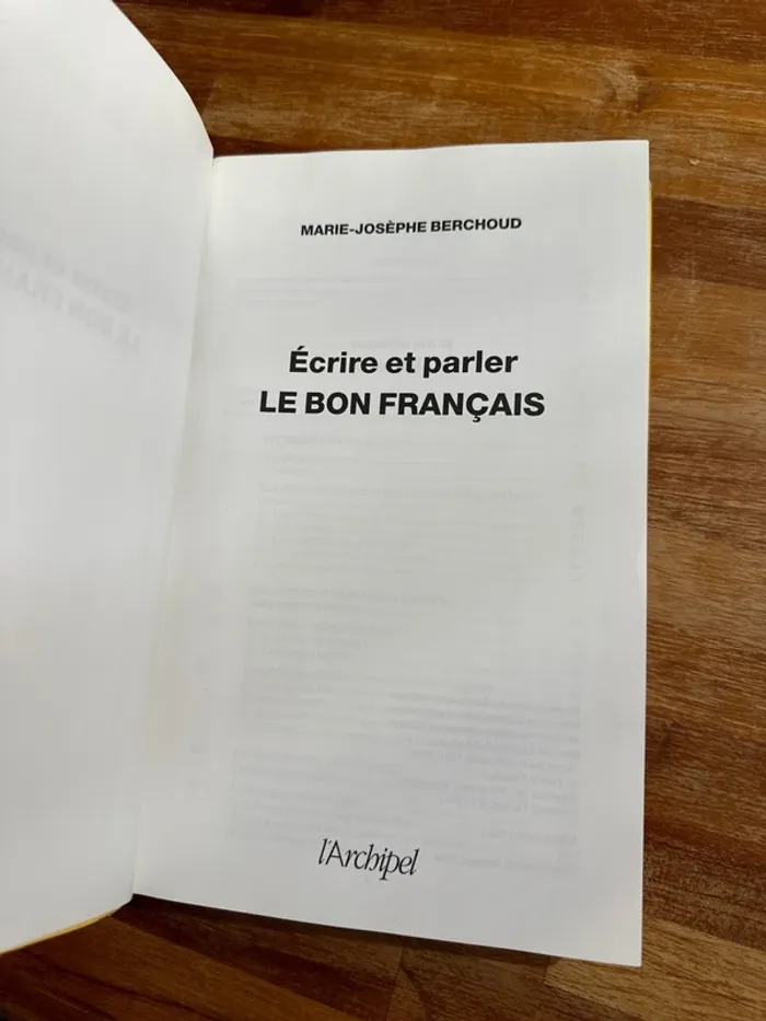 Livre le bon français, écrire et parler - photo numéro 4