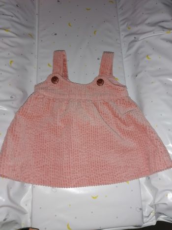 Robe matière velour