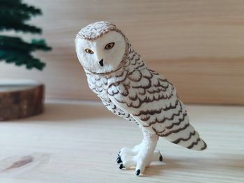 PAPO Chouette blanche Figurine animal de la forêt