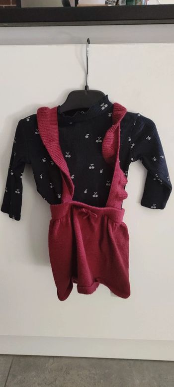 Ensemble jupe  + tee-shirt bébé fille Kiabi 3mois