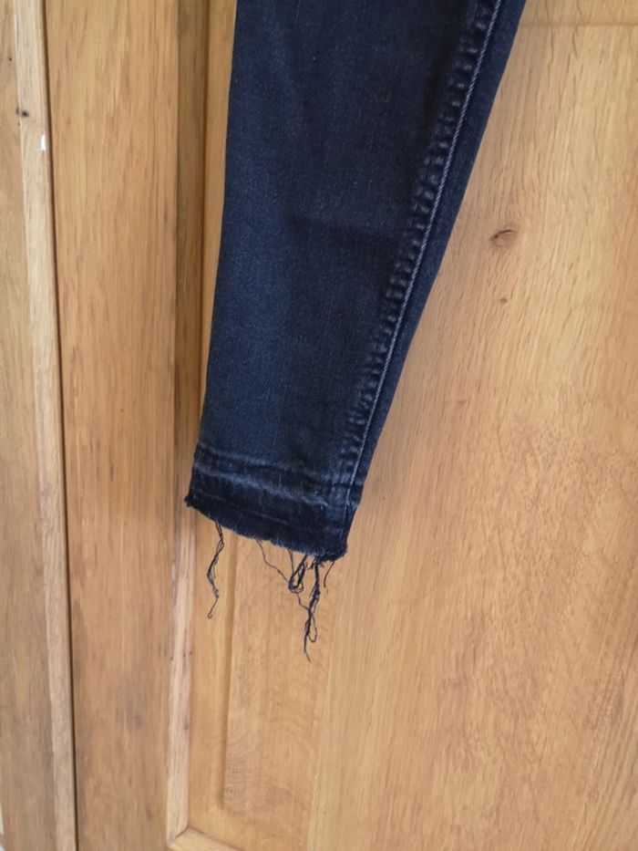 Jeans Mango frangé en noir 36 - photo numéro 7
