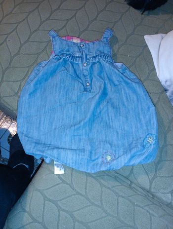 Robe boule en jean