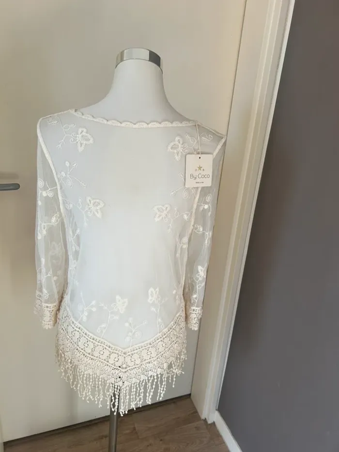 By coco tunique par dessus plage bohème chic Taille unique - photo numéro 3