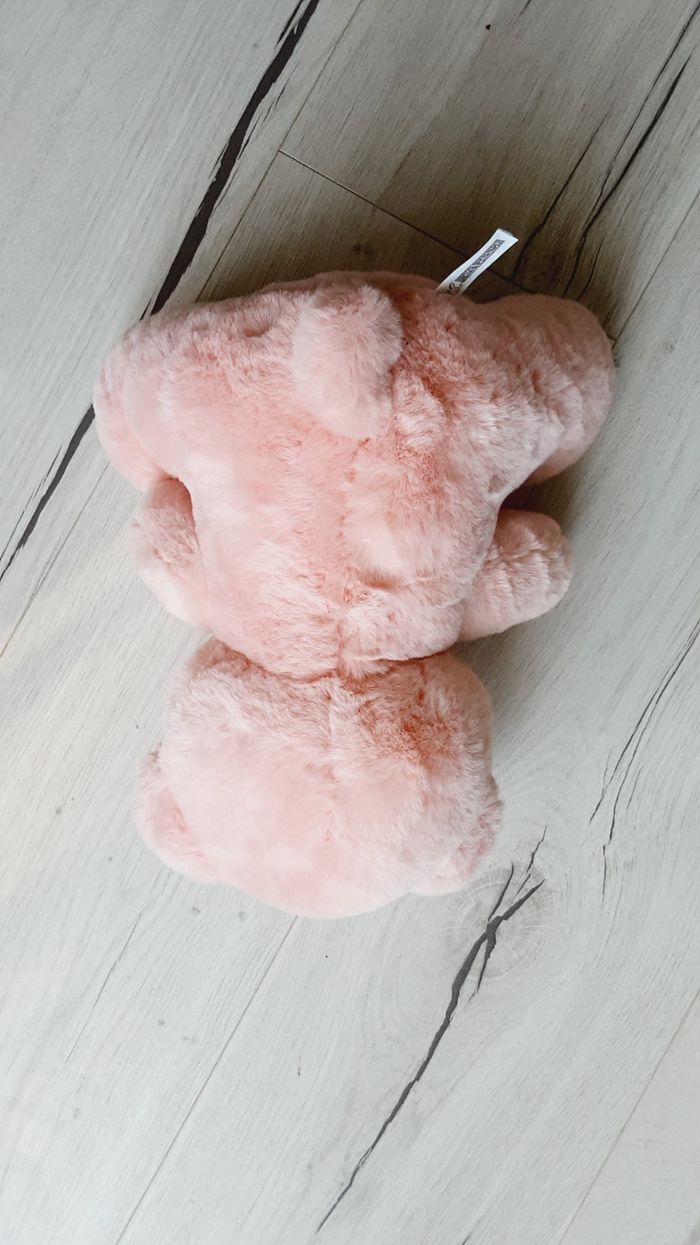 Peluche ours rose Gipsy 25 cm de hauteur Neuf - photo numéro 3
